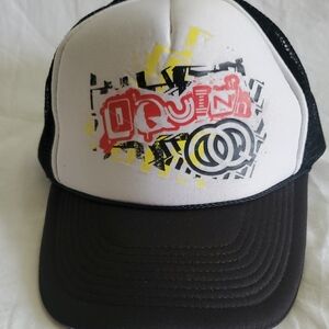 OTTO Black and White Graphic Trucker Hat